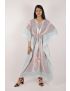 Hand Block Printed Cotton Kaftan - YT-HBPD-KFTN-0009