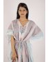 Hand Block Printed Cotton Kaftan - YT-HBPD-KFTN-0009