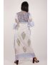 Hand Block Printed Cotton Kaftan - YT-HBPD-KFTN-0010